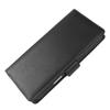 For iPhone 16 Wallet Case with Dual Magnetic Clasp Litchi Textured Leather Flip Stand Phone Cover