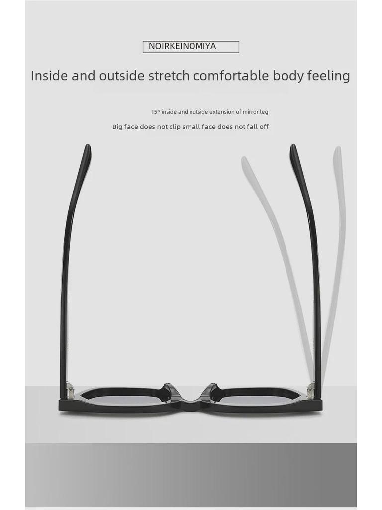 LOCEL Trendy UV Protection Square Sunglasses for Men and Women