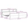 Solid Wood Bed Without Mattress Wax Brown 180x200 Cm Pine Wood