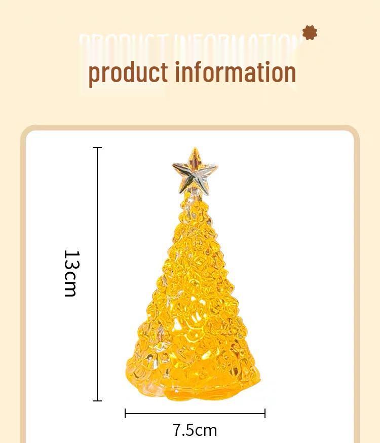 Christmas Starry Night Light Ornament for Holiday Decor and Gifts