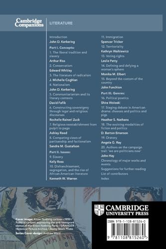 The Cambridge Companion to Nineteenth-Century American Literature and Politics (Cambridge Companions to Literature)