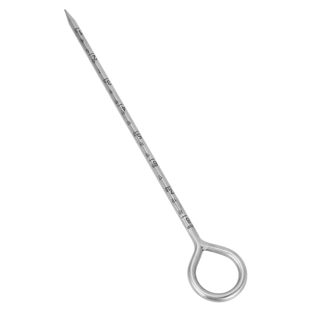 10 Inches Soil Sampler Probe Circular Handle Easy to Use Portable Stainless Steel Soil Probe for Plants Garden Farm