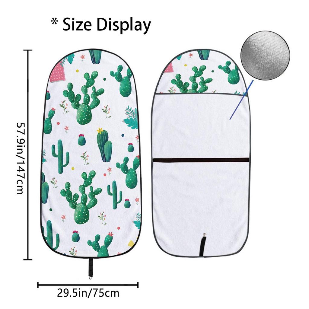 All-Season Universal Car Seat Towel Protector for Front Seats - Ideal for Gym and Exercise