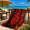 Red Emblem FSV Mainz Beach Towel Microfiber Beach Towel, Lightweight and Quick-Dry, for Summer Travel, Swimming Pool Fan Birthday Gift