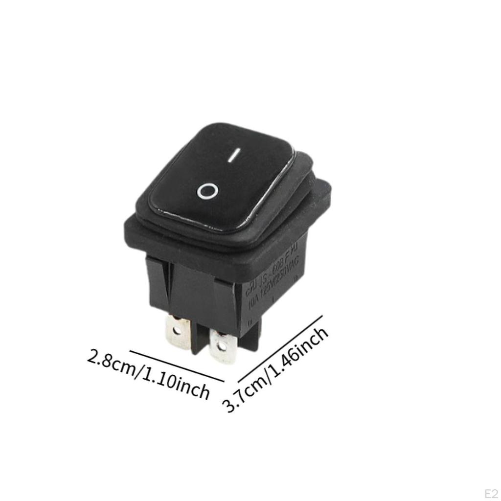 Boat Rocker Switch 4 Pin Electronics Mini Off on Good Electrical Insulation 16A 250V