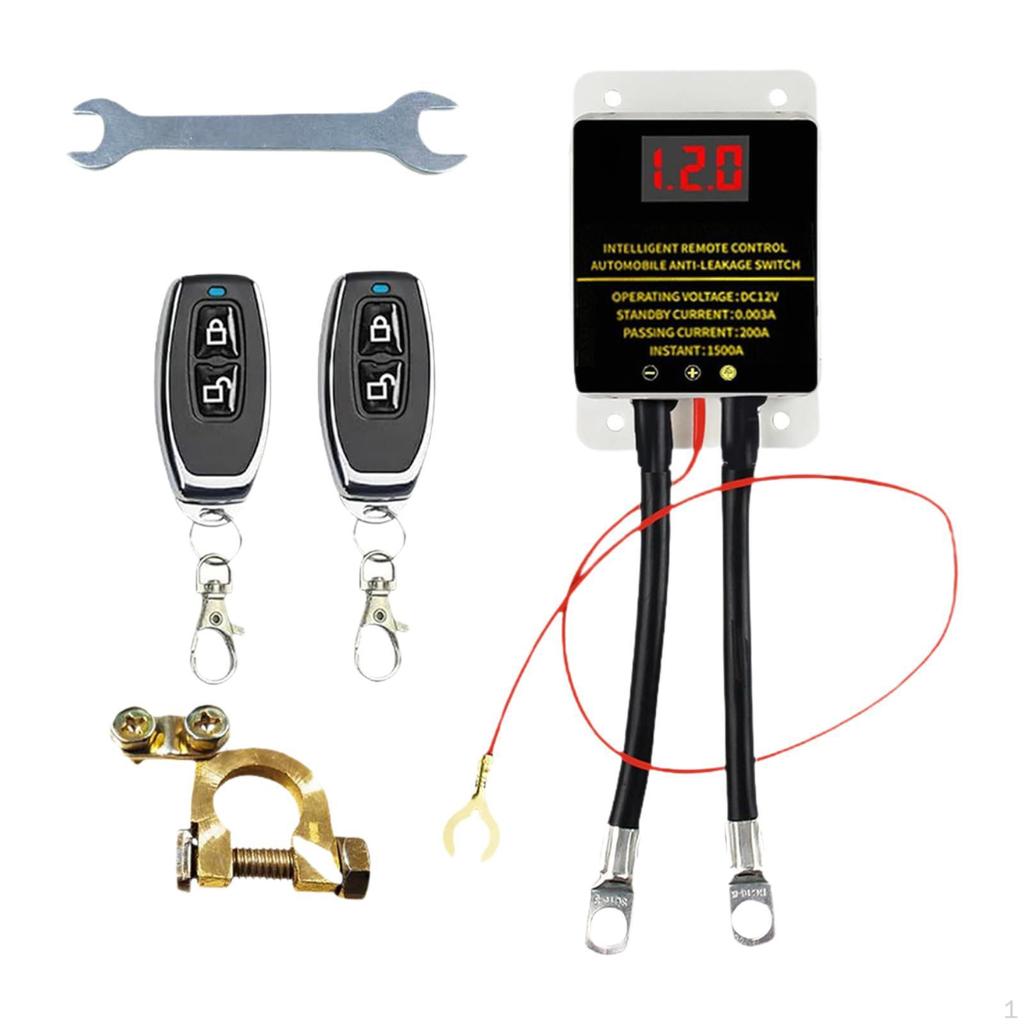 Comutator de deconectare a bateriei de la distanță Kill 12V Releu de înlocuire pentru vehicul Tăiere/oprire automată