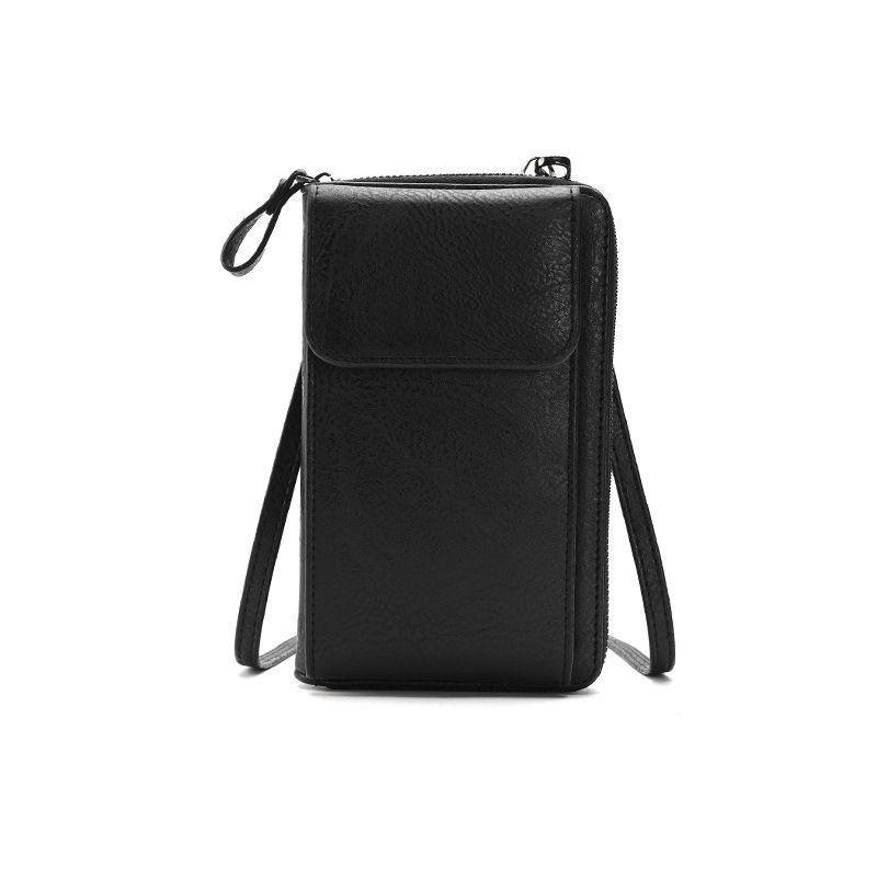 

Fashion Design Artificial Leather Phone Bags for Women Ladies Shoulder Bag Vintage Crossbody Messenger Bags Zipper Money Pack Purse 18*11*5cm