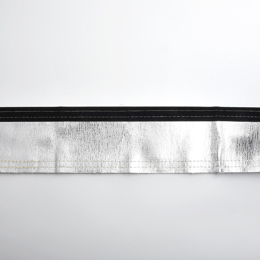 Insulated Hose Cover Wrap Wire Replacement Removal Black+Silver Protection