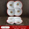 ZISIZ Melamine Restaurant Serving Plate