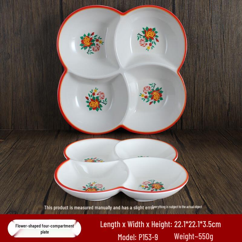ZISIZ Melamine Restaurant Serving Plate
