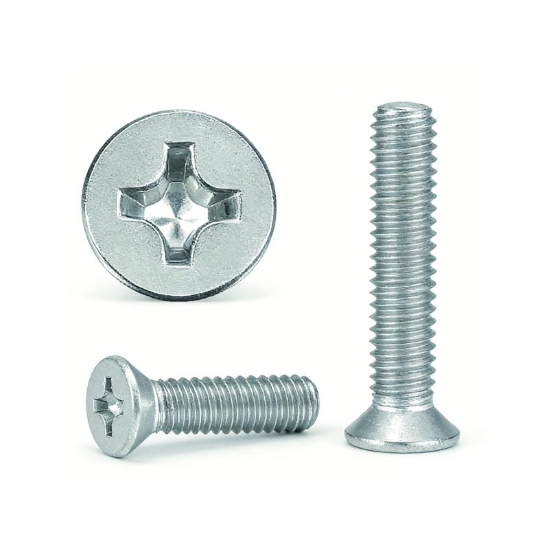 5-50pcs 304 Stainlessy Steel Phillips Countersunk Screws Specifications M1.6 M2 M2.5 M3 M4 M5 M6 Phillips Flat Head Screws/Bolts