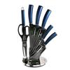 Berlinger Haus Bh-2564 Aquamarine Knife Set In Stand