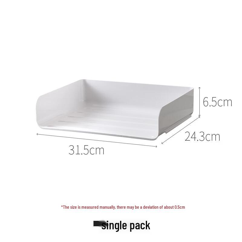 Stackable A4 Desktop File Organizer Tray