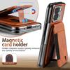 For Google Pixel 10 Pro Fold  with Magnetic Card Holder and Tempered Glass Screen Protector Foldable Phone Case