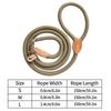 Dog Leash Slip Rope Lead Leash Heavy Duty Braided Rope Adjustable Loop Collar Training Leashes For Medium Large Dogs Accessories