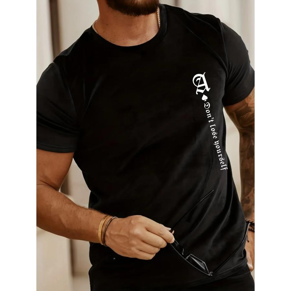Men's Summer Loose Fit  100 Cotton Printed T-shirt Tops  Men Clothing  T Shirt  Harajuku Short Sleeved