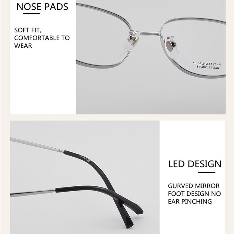 Retro Anti Blue Light Computer Reading Glasses Men Women Ultralight Cr39 Lens Alloy Rim Glasses Optical Hyperopia Glasses +0 125