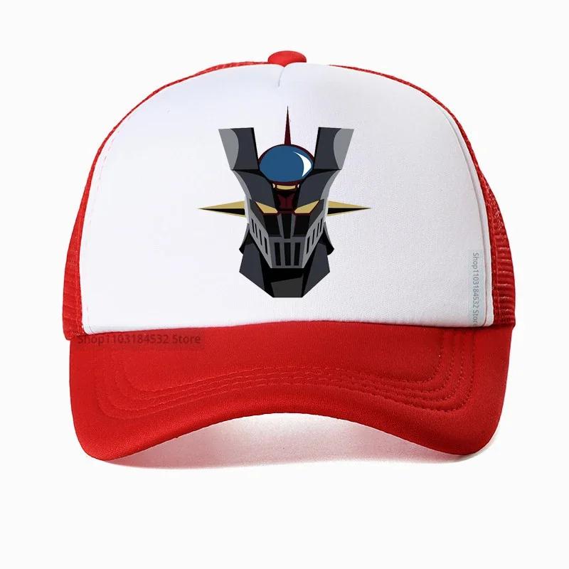 Unisex summer Dad hat Anime Mazinger Z baseball cap Für Männer Design Kurzarm Mode Benutzerdefinierte Plus Cartoon Camiseta hats