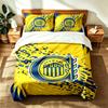 Club Atletico Rosario Central (14) 3pc set suitable for master bedrooms soft and comfortable an ideal gift for family and friends Includes one duvet c