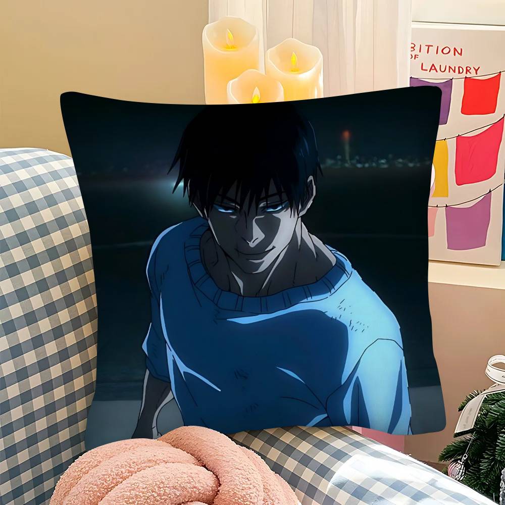 Pc TOJI FUSHIGURO Pillow Case Fashion Square Pillowcase Bedroom Sofa Room Ins Decoration Leisure