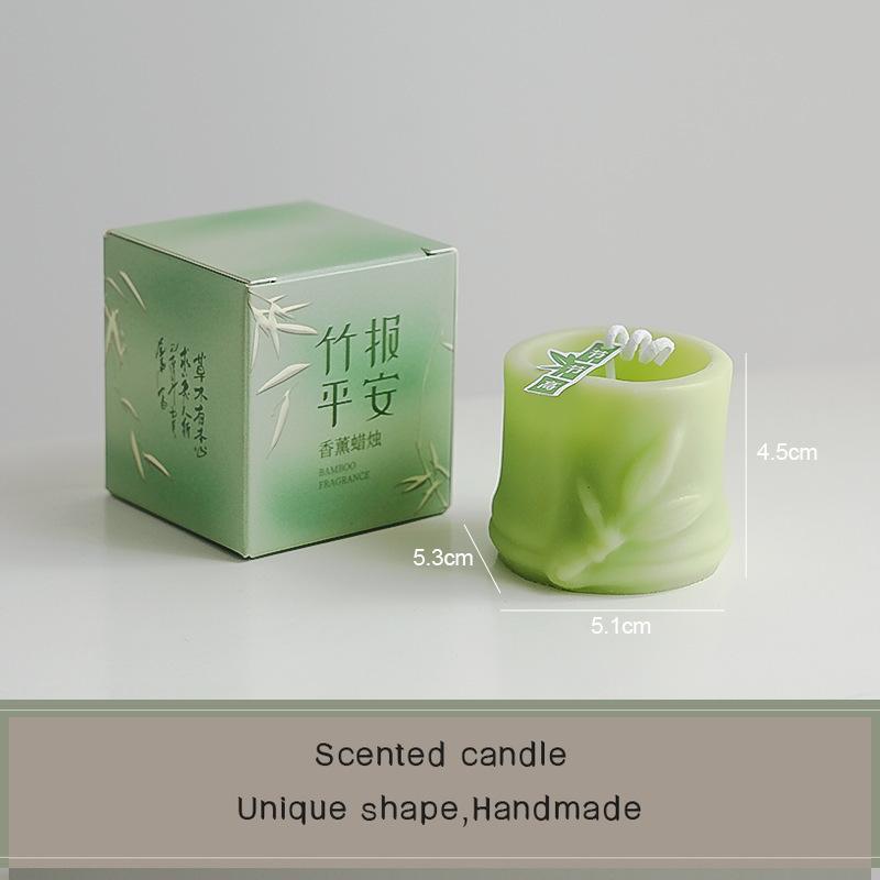 

Ароматизированная бамбуковая свеча атмосфера подарок аромат подарок на руку Бамбуковый мир креативный воск для моделирования 1