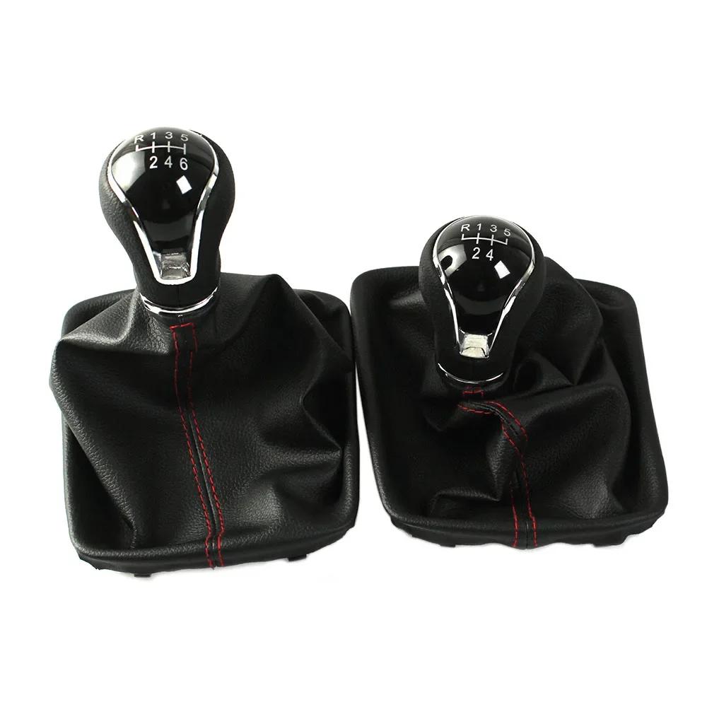 for Seat Leon III MK3 2012-2020 LHD with Shifter Level Stick Gaiter Boot Dust Cover 5/6 Speed Gear Shift Knob New