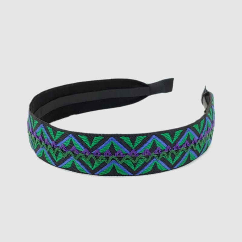 LALA African Pattern Hairband P-BLACK