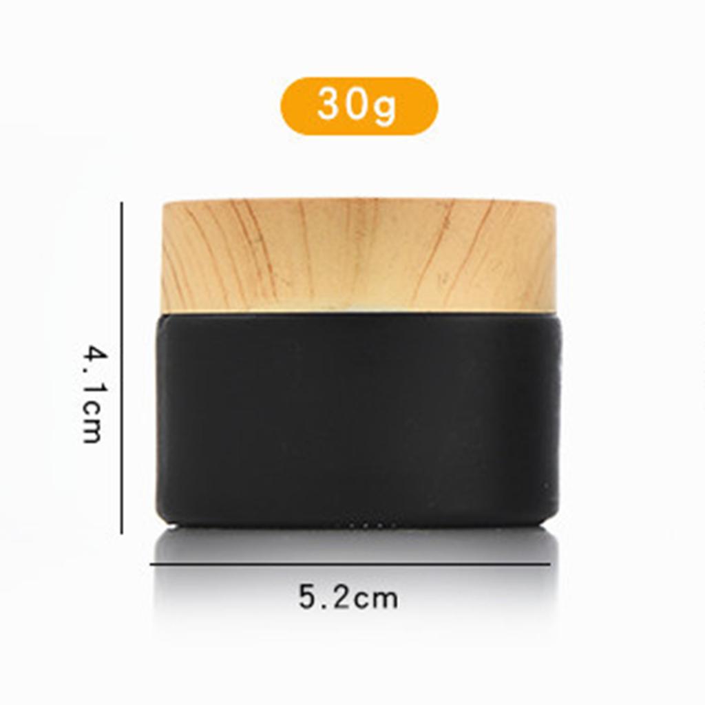 10g 15g 20g 30g 50g Empty Cream Jar Refillable Bottles Cosmetic Containers Round Glass Face Cream Box Portable Travel Bottle