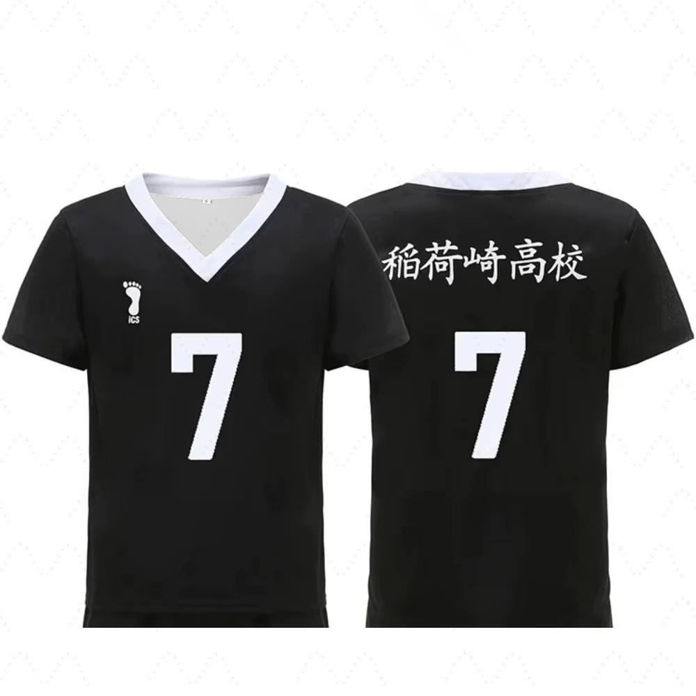 Anime Miya Atsumu Miya Osamu Cosplay Costume Jersey Rintaro Suna T-Shirt Inarizaki School Volleyball Team Uniform Autumn Winter S