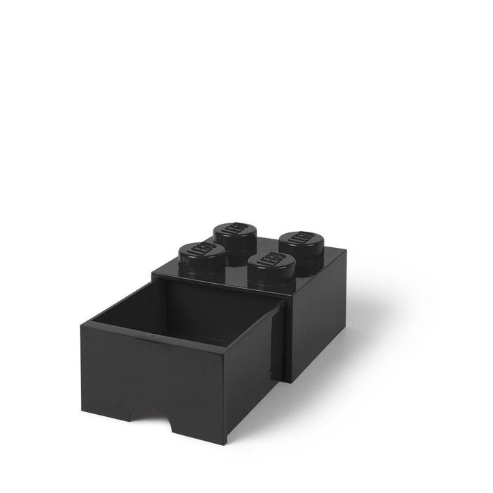 LEGO Brick Drawer 4 Black 40051733 (250x250x180mm)
