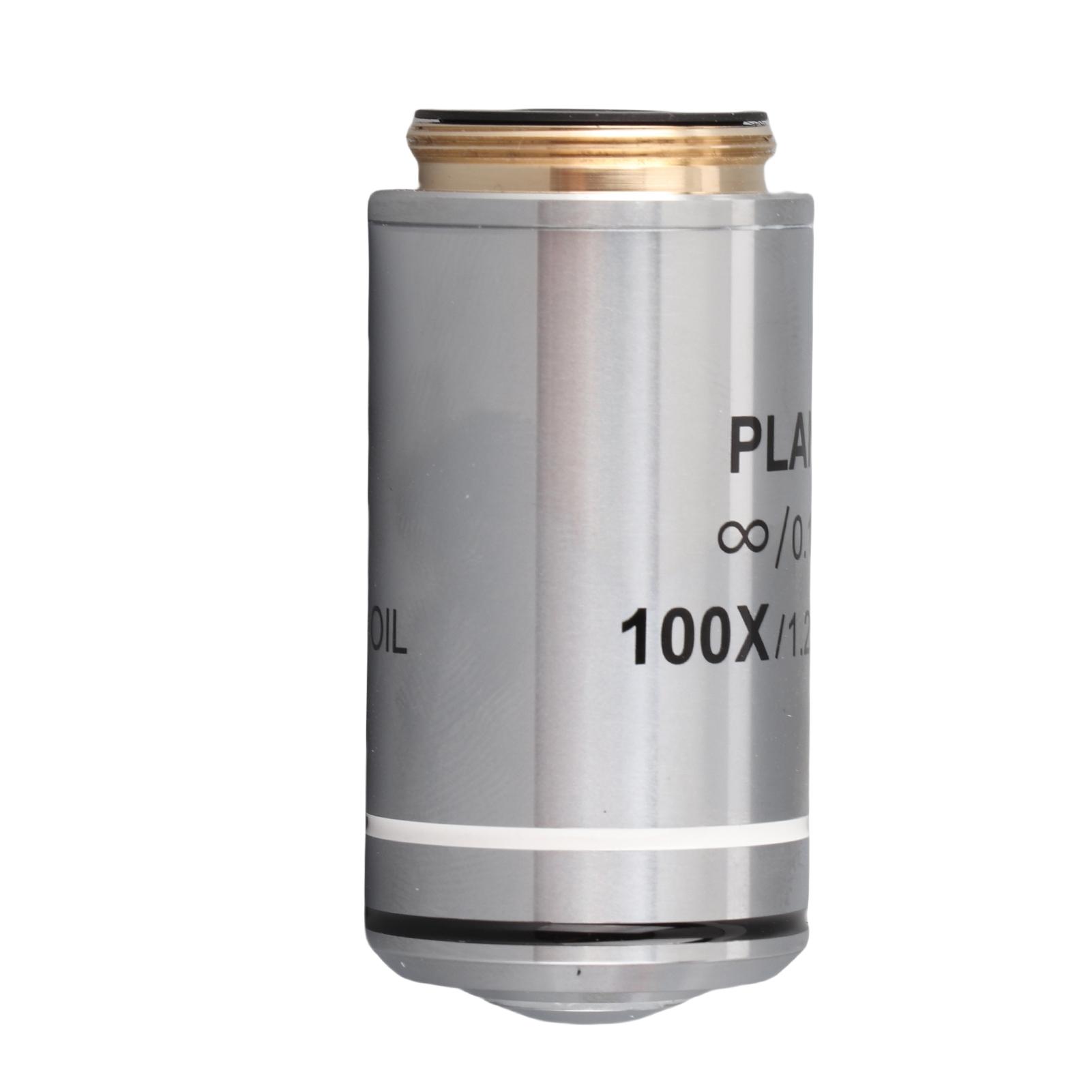 

Infinite Objective Lens 100X 20.2mm Microscope Objective Lens Accessory