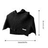 Knit Scarf Cap for Women Solid Color Hooded Shawl Winter Windproof Neckwrap Hat