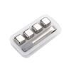 1/4/8/12 Pcs Stainless Steel Ice Cubes Set Reusable Chilling Stones for Wine Whiskey Food-Grade Modern Design Bar Party Kitchen Accessory