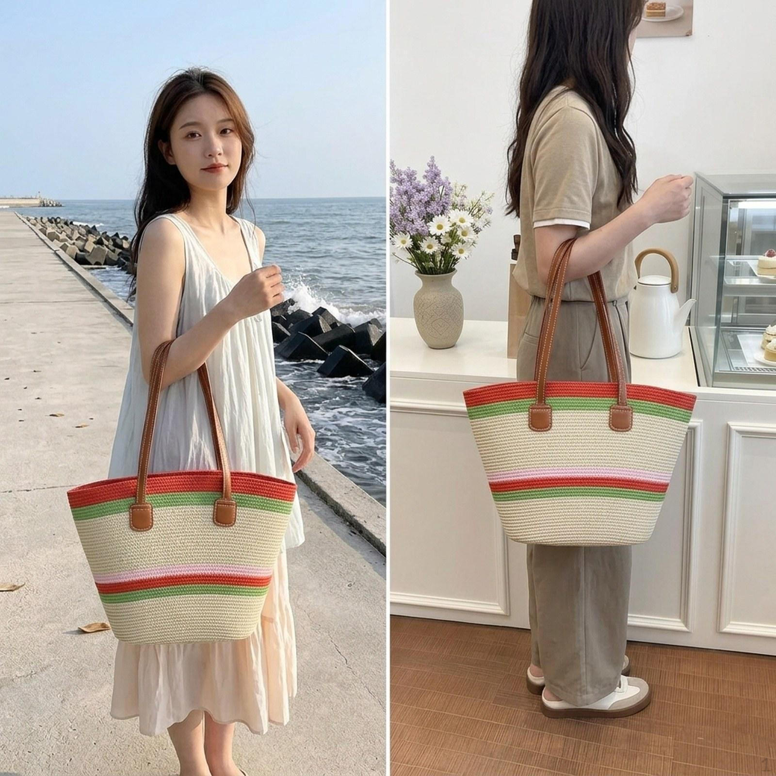 Tote Bag for Shoulder Spring Street Shopping Outdoor Party