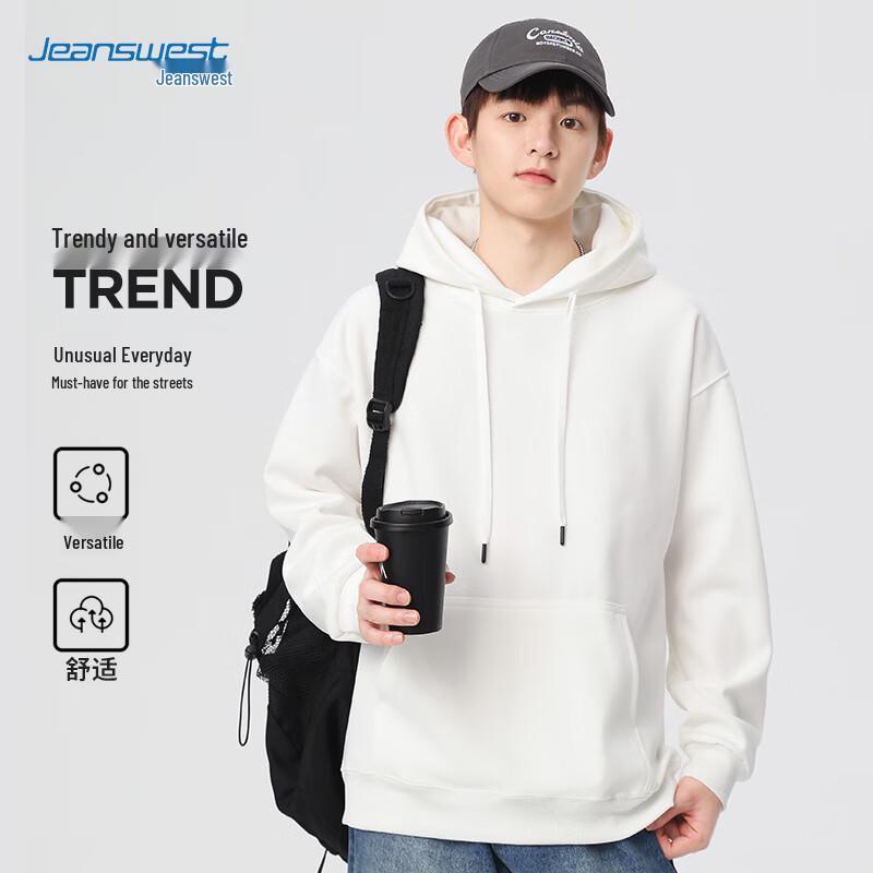 Jeanswest Men's Heavyweight Hooded Sweatshirt