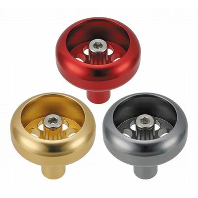 Tsuri Musya Power Wheel Knob Type D Gold for Daiwa Ishidai Reel Handles! Also Compatible with Tsuri Musya Handles.