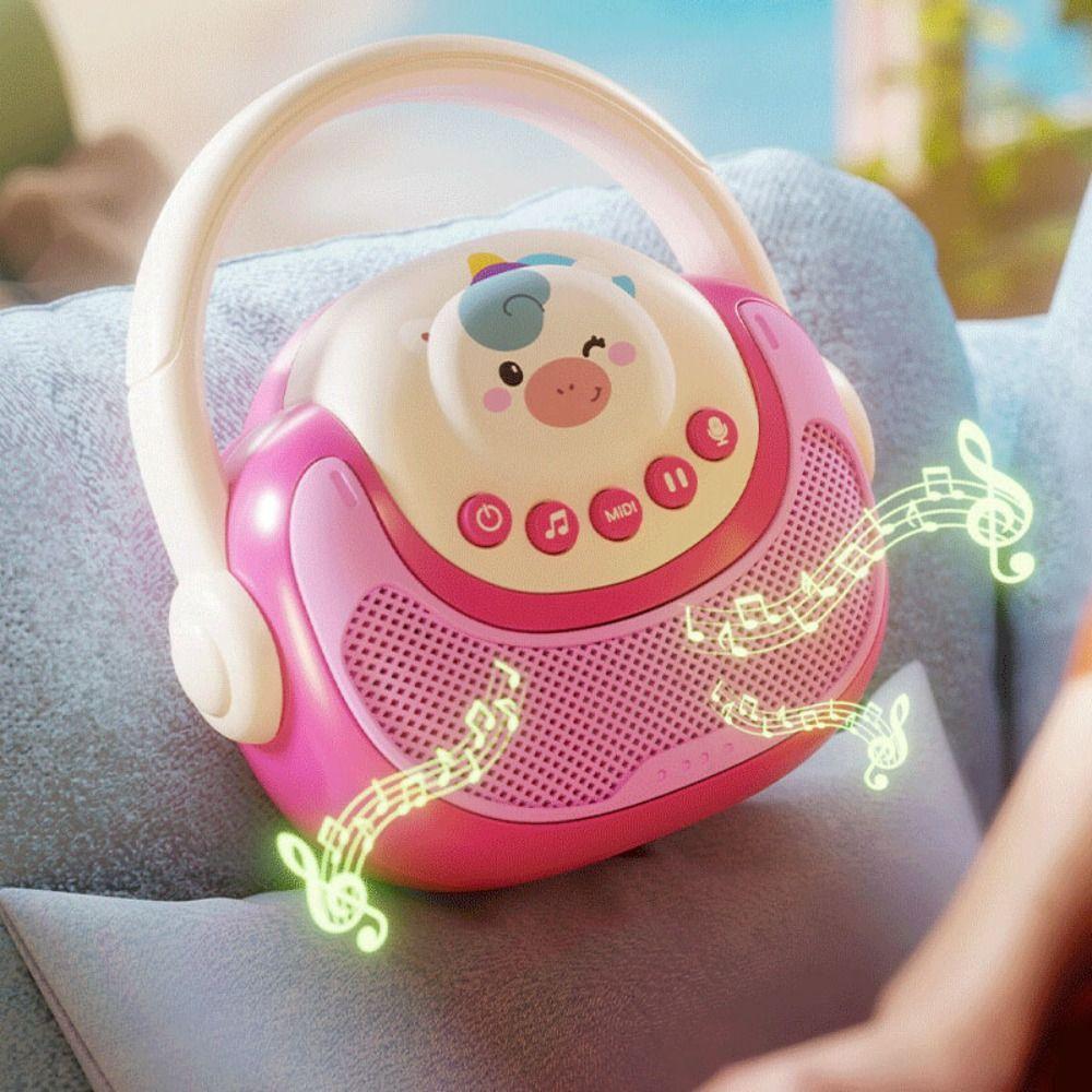 Connect Phone Karaoke Children's Toy Recordable Karaoke Machine Singing Machine  Party