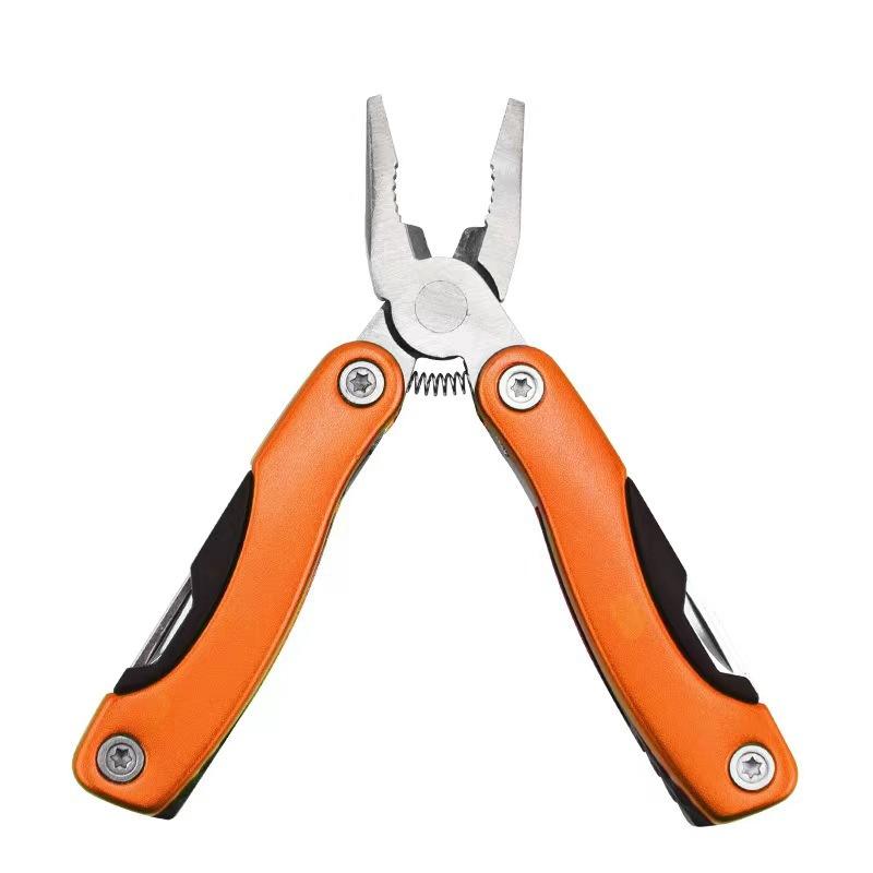 

Camping Gear Outdoor Survival Stainless Steel 9 In 1 Portable Multi Tool Plier Camping Accessories Portable оранжевый