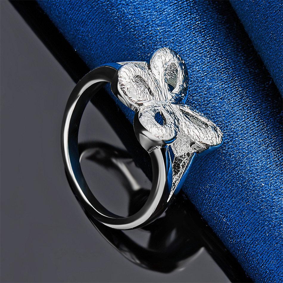 1 piece of 925 sterling silver 7-10 exquisite butterfly ring, women's jewelry gift, wedding accessory