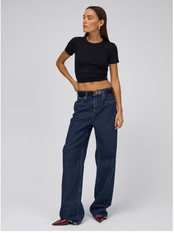 

2025 Women s Straight-Leg Jeans - New Fashionable Design 32 темно-синий