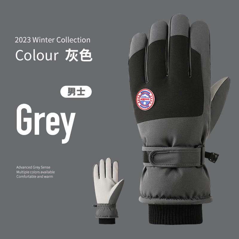 Womens Mens Winter Ski Gloves Thermal Fleece Lined Touchscreen Waterproof Windproof Warm Cycling Outdoor Sports
