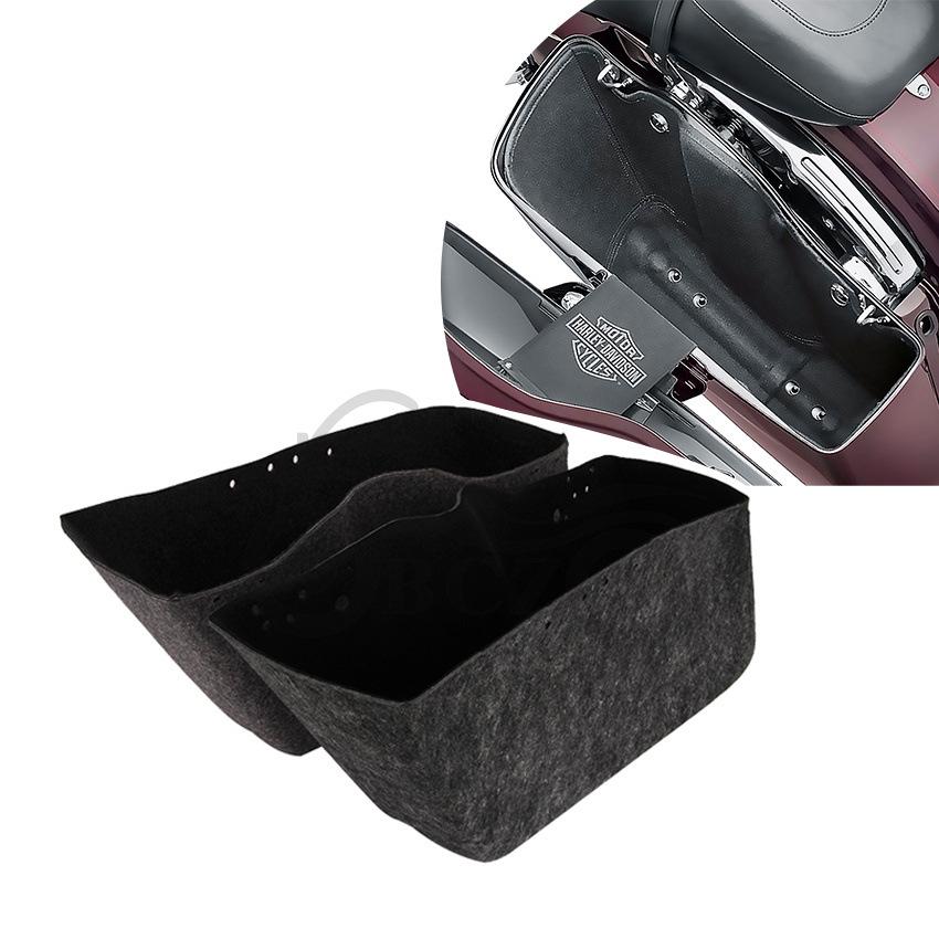 Compatible Saddlebag Liner for Harley Glide, Street Road, and Road King (2014-2021 Models)