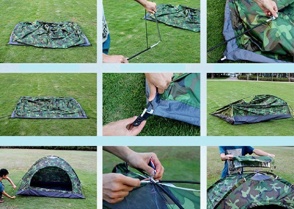 Touring Mosquito Mother and Disaster UV Camouflage Pattern [jiroo] Tent, Tent, Solo, 2-3 Person, Camping, Mesh, Net, One-Touch, Child, Small,
