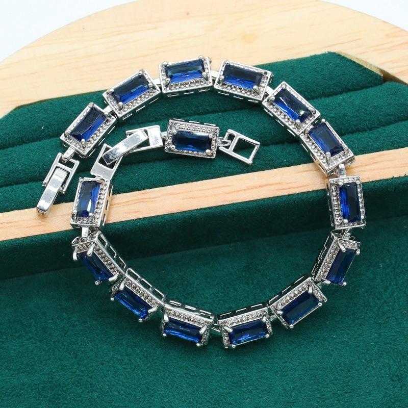 Simple Fashion Necklace High Grade Light Luxury Dress Full of Diamond Zircon Lady Jewelry Set