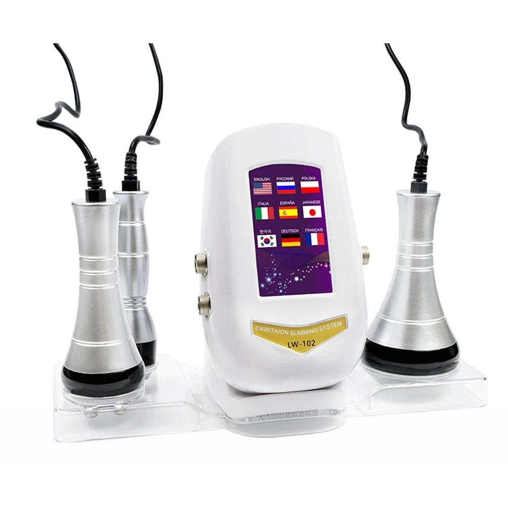 3-in-1 40K Beauty Device RF Ultrasonic Cavitation Red Light Therapy Body Contouring Machine