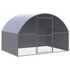VidaXL Outdoor Chicken Coop 3 X 2 X 2 M Galvanized Steel, 28.45kg