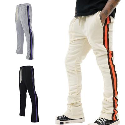 Harajuku Fashion Simple Striped Casual Pants for Men  Retro Loose Y2K Sports Pants Loose Hip-Hop Sweatpants