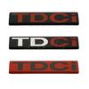 AAANN1 3D Metal TDCI Emblem for Ford Fiesta Kuga Mondeo Focus MK2 MK3 - Chrome Black Car Trunk Fender Badge Sticker