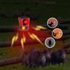 Audible and Visual Alarm Solar Powered Alarm Dog's Bark Solar Anti-theft Device  Warehouse