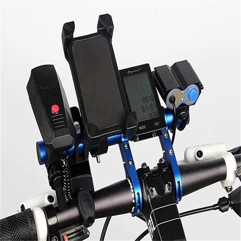 Road Bike Bicycle Extension Frame, Bicycle Accessories, Alloy Flashlight Stand, Extended Handlebars